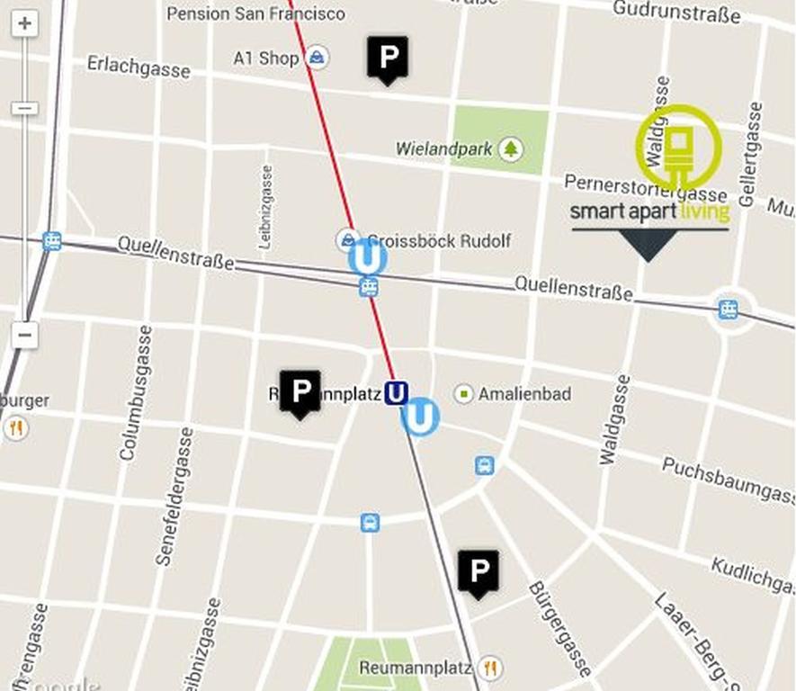 Smart Apart Living - Wien Hauptbahnhof - Self Check-In Ngoại thất bức ảnh